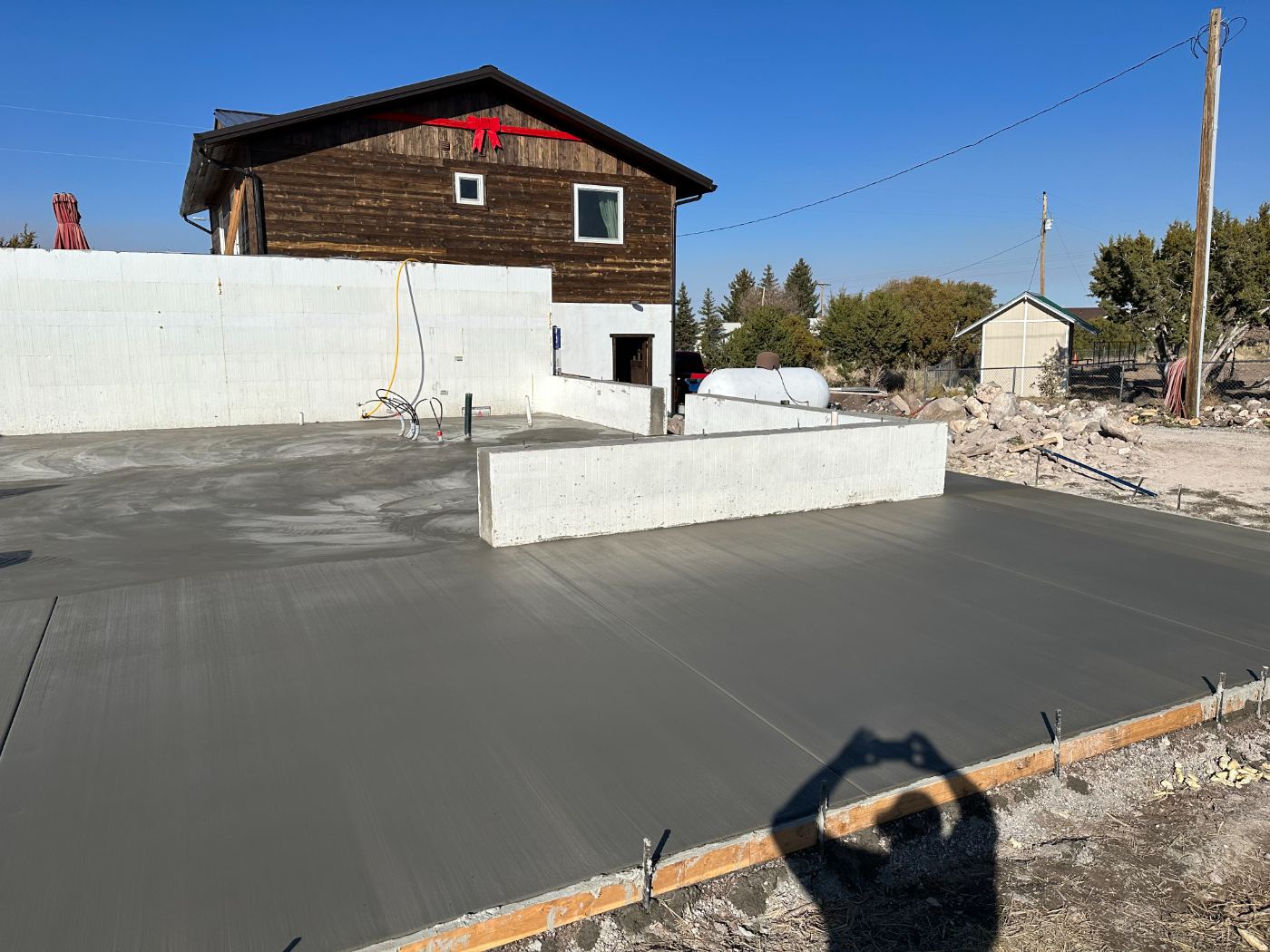 Fox Block ICF walls and slab